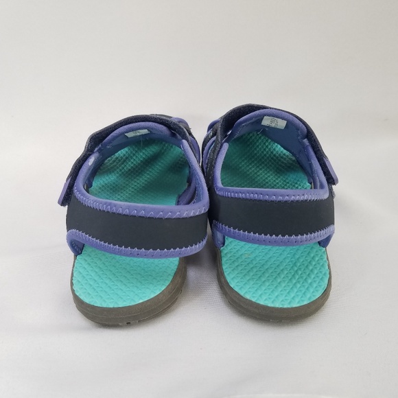 Air Walk Black/Purple Bump Toe Sandals Sz 3 - Picture 4 of 6